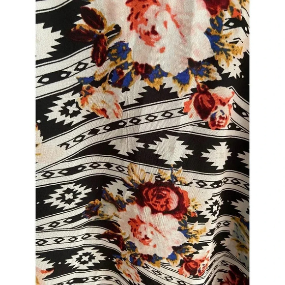 Show Me Your Mumu Large Short Sleeve Kylie Mini Dress Spring Festival Floral - Picture 4 of 11